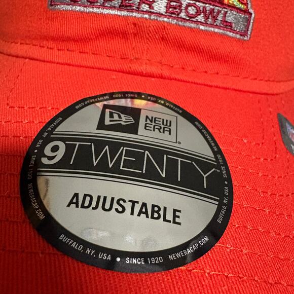 New Era Super Bowl LIX 9TWENTY Hat OSFM Orange‎ 1638 - Picture 5 of 13